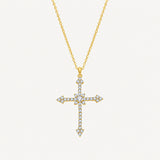 Grace Cross Necklace | Gold