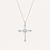 Grace Cross Necklace | Silver