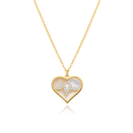 HEARTBEAT NECKLACE | GOLD
