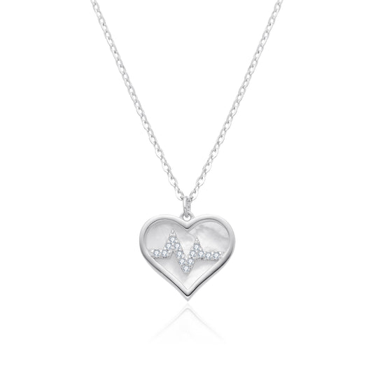 HEARTBEAT NECKLACE | SILVER