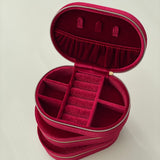 Red Velvet Jewellery Case