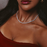 Tennis Necklace 3mm | Silver