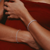 Tennis Bracelet 1.5mm | Silver