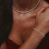 Celeste Tennis Bracelet 2.5mm | Silver