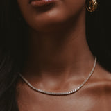 Tennis Necklace 3mm | Gold