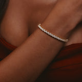 Cecilia Tennis Bracelet | Gold
