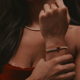 Rouge Tennis Bracelet | Gold