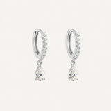 Iris Dangle Earrings | Silver