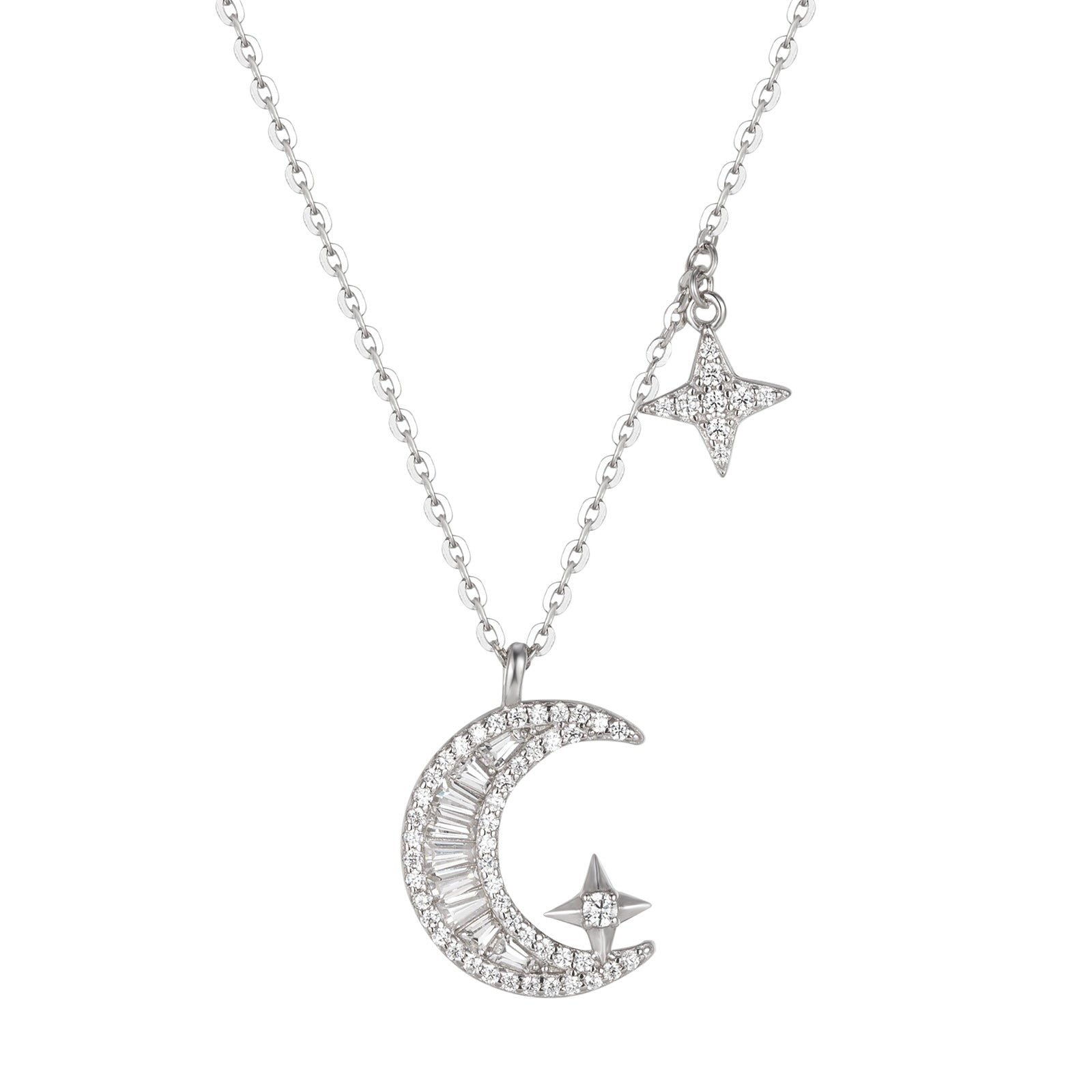 Silver Luna Necklace