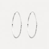 Maggie hoops | Silver