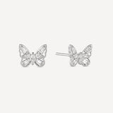 Mariposa Studs | Silver
