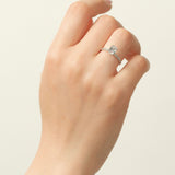 Oval Cut Ring | Silver