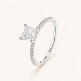 Princess Cut Ring | Silver