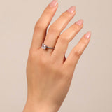 Princess Cut Ring | Silver