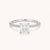 Princess Cut Ring | Silver
