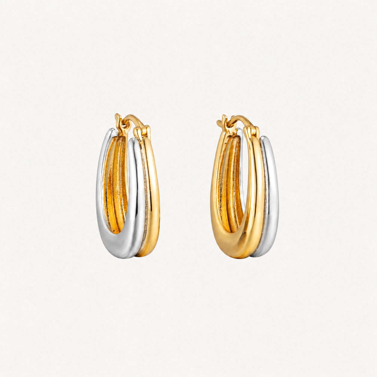 Remy Earrings Two Tone