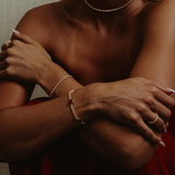 Rouge Tennis Bracelet | Gold