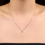 Round Necklace | Silver