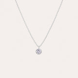 Round Necklace | Silver
