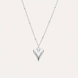 Ruby Necklace | Silver