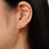 Sabrina Hoops 14mm | Gold