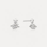 Saturn Studs | Silver