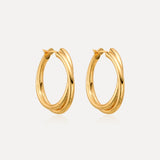 Serafina Hoops | Gold