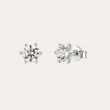 Solitaire Studs 6 Claws | 5mm | Silver