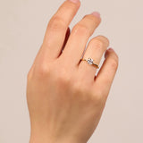 Square Cut Ring | Gold