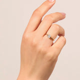 Square Cut Ring | Gold