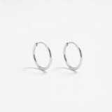 Stella Hoops | Silver