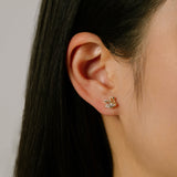 Swan Studs | Gold