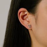 Swan Studs | Silver