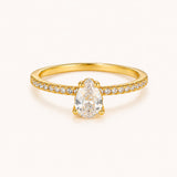 Tear Drop Ring | Gold