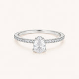 Tear Drop Ring | Silver