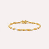 Tennis Bracelet 1.5mm | Gold