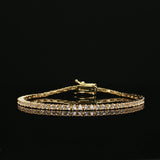 Tennis Bracelet 1.5mm | Gold