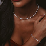 Tennis Necklace 2mm | Silver