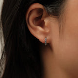 Vanessa Huggies 8mm | Silver