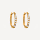 Vanessa Hoops 12mm | Gold