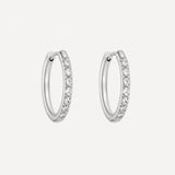 Vanessa hoops 12mm | Silver