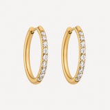 Vanessa Hoops 16mm | Gold