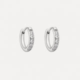 Vanessa Huggies 8mm | Silver