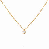 Vera Heart Necklace | Gold