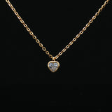 Vera Heart Necklace | Gold