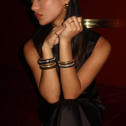 BONE BANGLE | GOLD